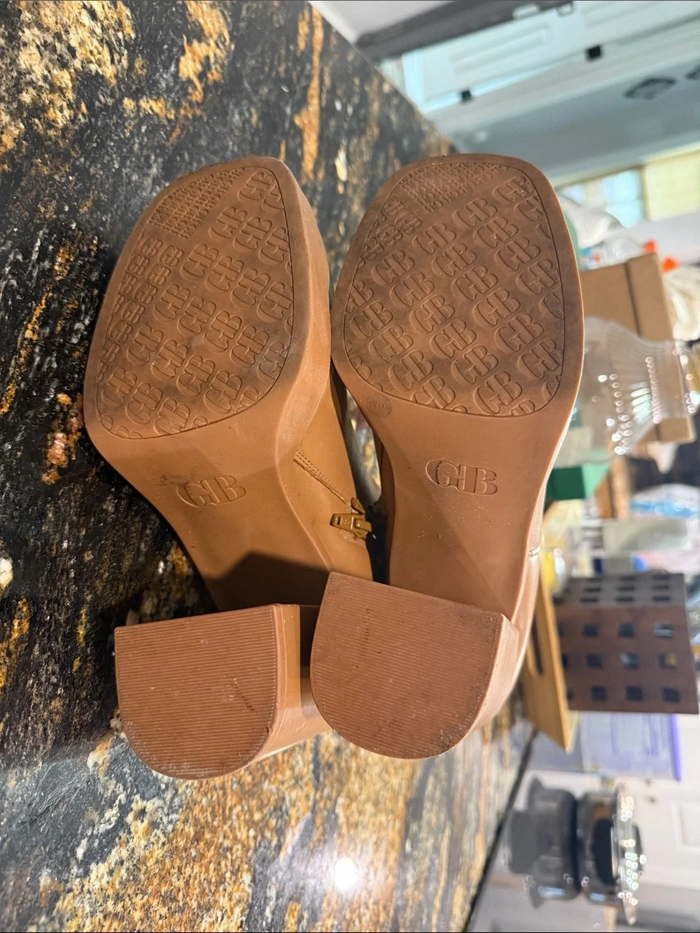 Gianni Bini tan platform
